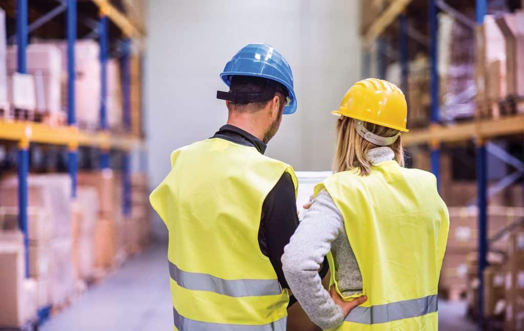 delivery checks warehouse to store