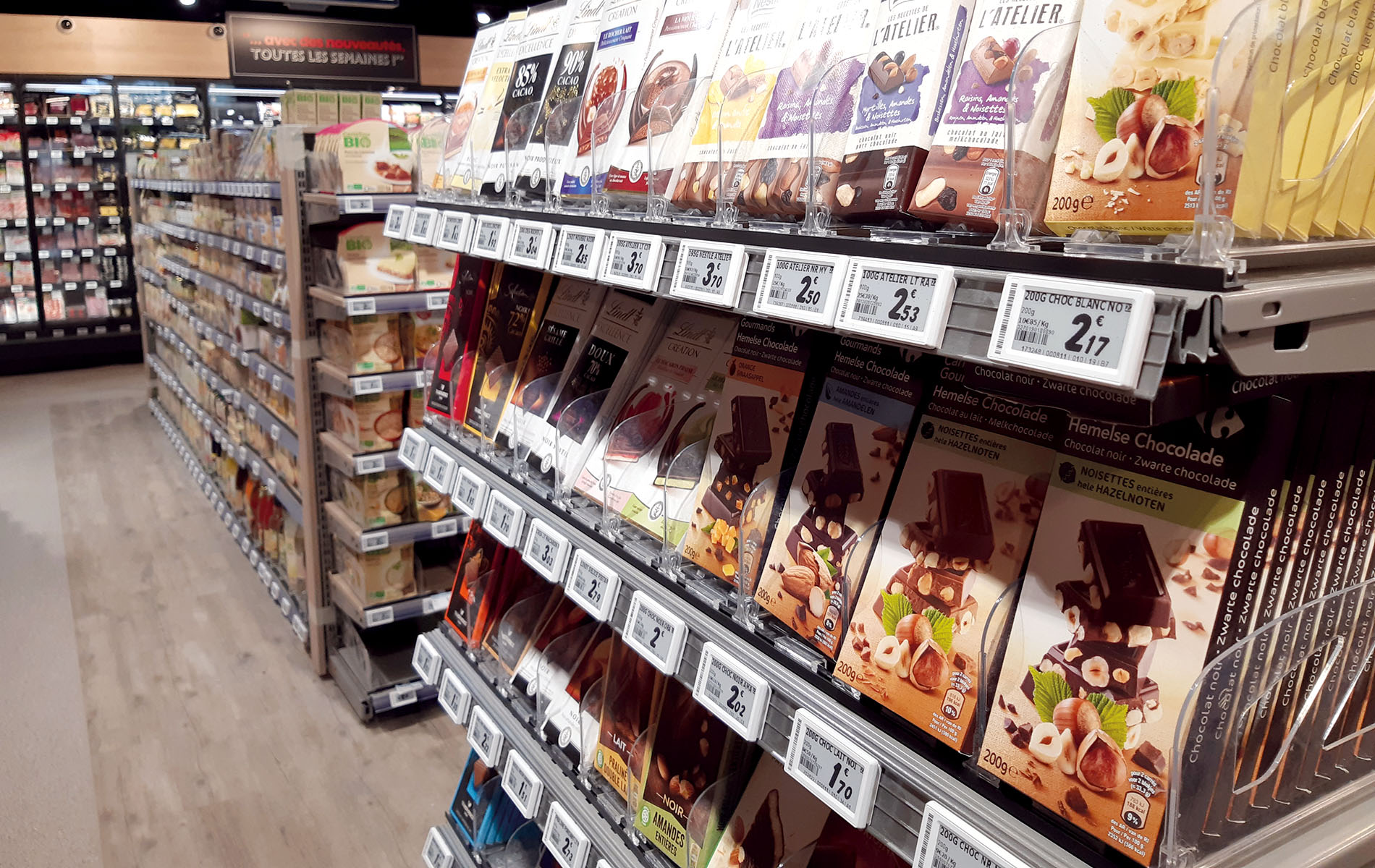 install electronic shelf labeling