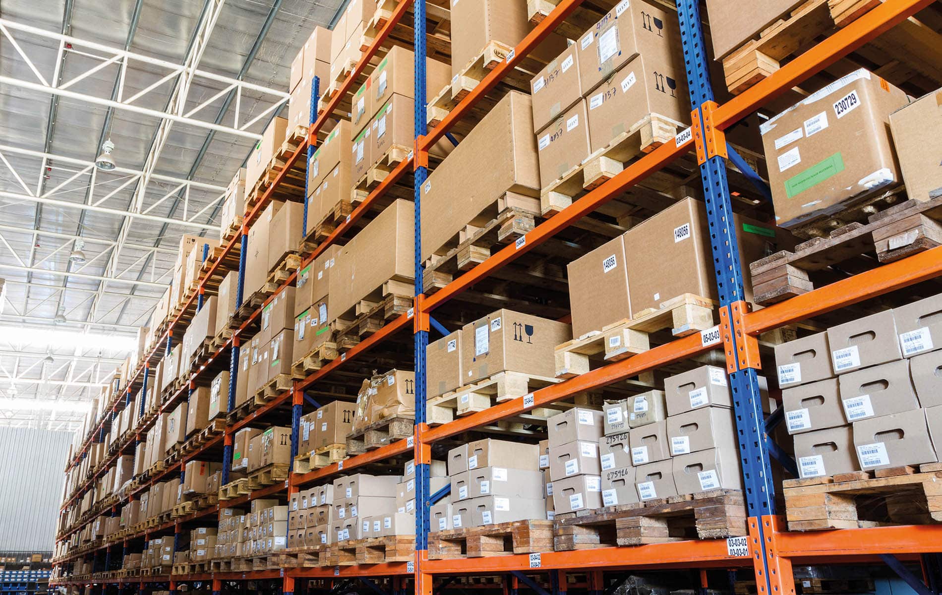 warehouse servicing Distribution Centre Inventory Counts