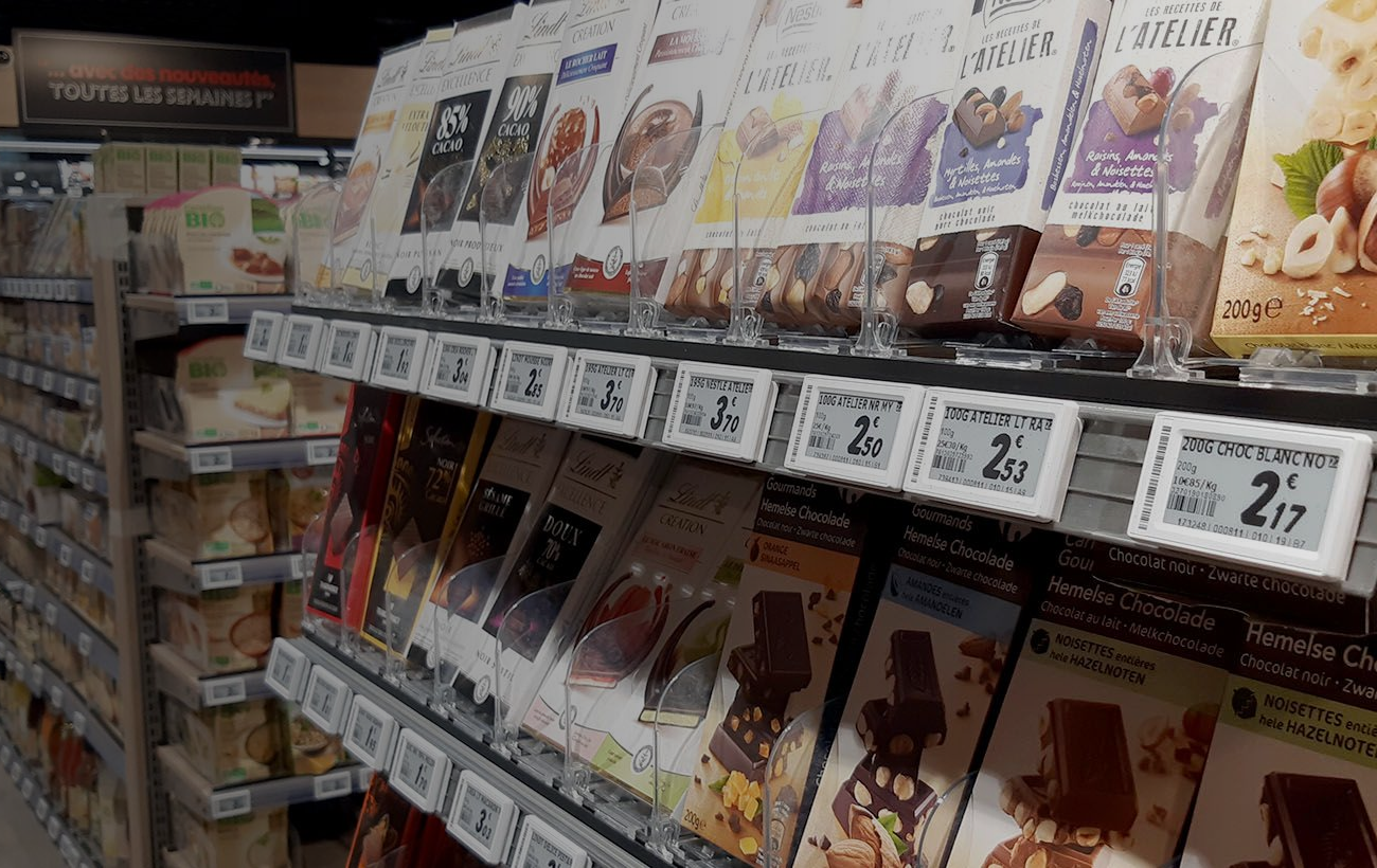 retail merchandising electronic shelf labelling