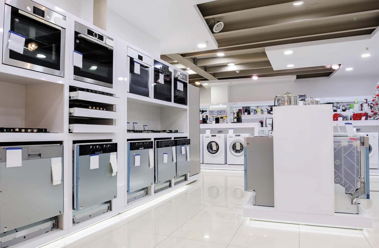 Home appliance in the store